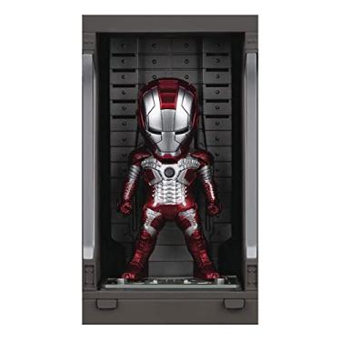 Imagem de Beast Kingdom Iron Man 3: Iron Man Mk V with Hall of Armor Mea-015 Mini Egg Attack Figure, Multicolor