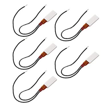 Imagem de Placa de Aquecimento Cerâmica Elétrica, Elemento de Aquecimento Isolado Resistente Ao Calor do PTC do Aquecimento Rápido de 220V para Ambientes úmidos (120°C)