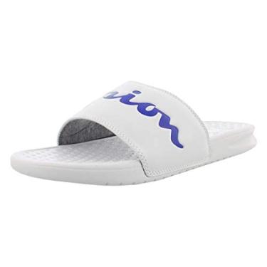 Imagem de Champion Slide Feminino Super Split Script, Branco, 6