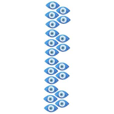 Imagem de STOBOK 20 Unidades Acessórios de roupas para os olhos remendos de pano de costura lantejoulas costuradas em decalques de apliques adesivos de carro decoração remendo de roupa