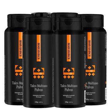 Imagem de Kit 03 Talco Multiuso Pulvus Embaixador 200G