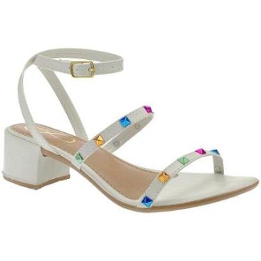 Imagem de Sandália Feminina com Tachas Salto Médio-Feminino