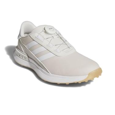 Imagem de adidas Tênis de golfe feminino S2g Boa 24, Orbit Cinza/Calçado Branco/Dourado Metálico, 9.5