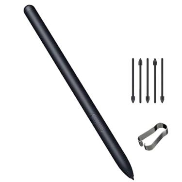 Imagem de Caneta de substituição para Galaxy Book4 Pro 360 S para Samsung Galaxy Book Pro 4 360 Stylus compatível com Samsung Galaxy Book 4 360 caneta com 5 pontas (preto)