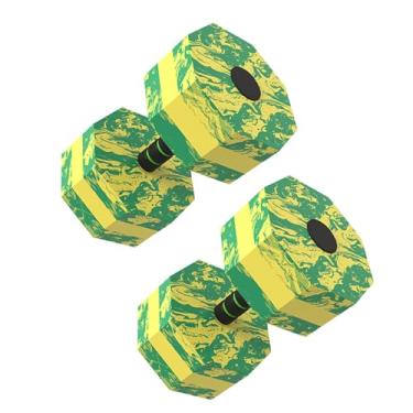 Imagem de Fancyes 2 pçs halteres aquáticos halteres de água natação ajuda piscina flutuante halteres aqua halteres para esportes aquáticos treino, Octógono 27x15x15cm