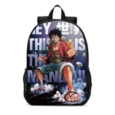 Imagem de MOCHILA ESCOLA INFANTIL JUVENIL ANIME LUFFY-Unissex