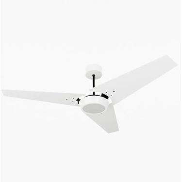 Imagem de Ventilador de Teto Natuvent Callis Led 3 Pás Madeira Branco 3000k Branco Quente (127, Volts)