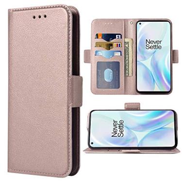 Imagem de Capa de telefone para OnePlus 8 Pro One Plus 8Pro 5G carteira flip couro PU compartimentos para cartão de crédito resistente proteção total suporte capa de telefone para celular On 1 Plus 1 + Plus8 1+
