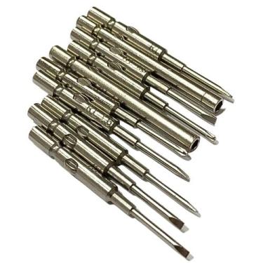 Imagem de Kit 10 Un Ponteira Chave Dourada Ourives Relojoeiro Joalheiro Philips 