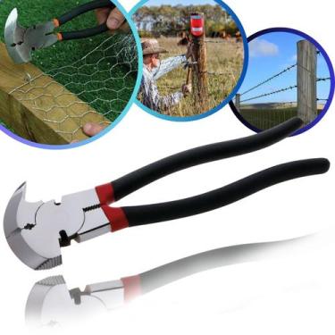 Imagem de Alicate Fazendeiro 10Pol Corte Cerca Arame Grampo Martelo Profissional