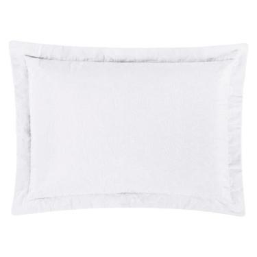 Imagem de Porta Travesseiro Avulso Matelado 200 Fios Percale 01 Peça - BIA ENXOV
