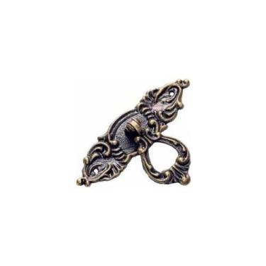 Imagem de Puxador Colonial Ouro Velho Alça Para Moveis Com 10 Unidade - Telis Fe