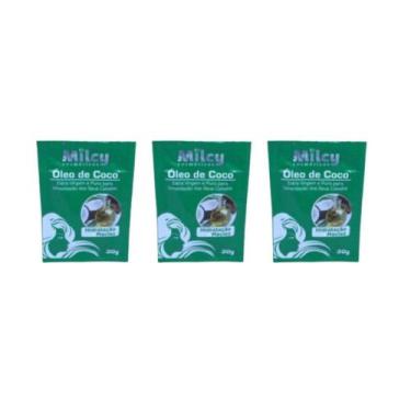Imagem de Kit com 6 und - Sachê Óleo de Coco Extra Virgem - Milcy - 30g