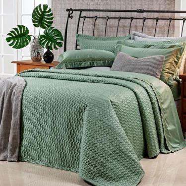 Imagem de Cobre Leito King Dakar 3Pçs Bordado 400 Fios 100% Algodão Egípcio Vári