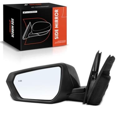 Imagem de A-Premium Espelho retrovisor elétrico lateral do motorista compatível com Chevrolet Equinox 2018-2023 e GMC Terrain - Espelho retrovisor externo preto dobrável manual aquecido, com seta e detecção de