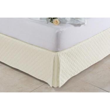Imagem de Saia Cama Box Queen Matelasse Ultrassonico forro e babado - Nathalia E