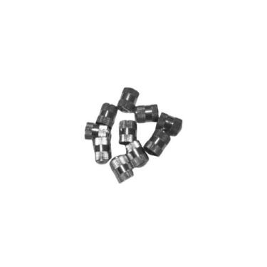 Imagem de 10 Tampinha Metalica P/ Bicicleta/moto/carro - Cinza - ROTTA