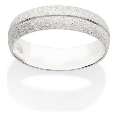 Imagem de Aliança Diamantada De 5 Mm Composta Por Fri 810217 - Rommanel, Branco,