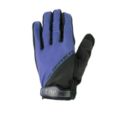 Imagem de Luva br parts core solid azul/preto, M
