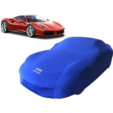 Imagem de Capa Automotiva Para Ferrari 488 Tecido Helanca Lycra - Mz, Azul