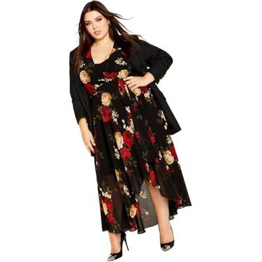 Imagem de City Chic Maxi Julissa PRT feminino plus size, Bliss Floral, 48