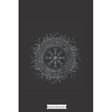 Imagem de The Hélm Of Awê Q41012 PrettyNotebook: Cute Notebook For Kids, Teens, Girls, Boys, And Students, Kawaii School Supplies, Wide Ruled Lined 120 Paper 6x9, Preppy Notebook, Primary Journal