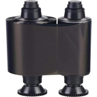 Imagem de Fita de fita preta R2011 compatível com Evolis Pebble Dualys 3 impressoras de cartões Securion R2011 fita monocromática 1000 imagens