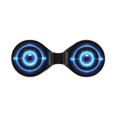 Imagem de waveshare Módulo de exibição LCD redondo de olho duplo de 1,8 cm resolução 160 × 160 65K cores IPS Display suporta placas controladoras como ESP32 / Arduino, driver GC9D01 embutido