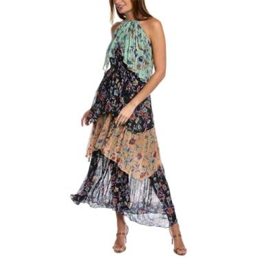 Imagem de Ramy Brook Vestido maxi floral Chrisley estampado feminino, Jardin Multi, PP