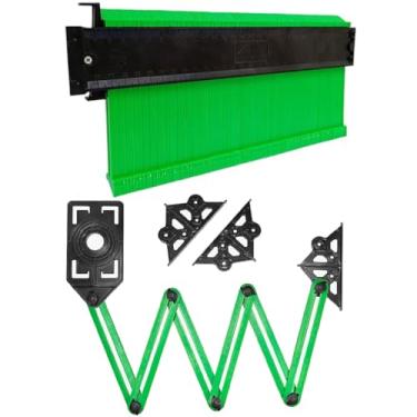 Imagem de Gabarito Copiador De Contorno + Régua Multi Ângulos