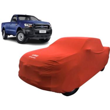 Imagem de Capa Para Camionete Ford Ranger Cabine Simples Anti Risco (Vermelho)