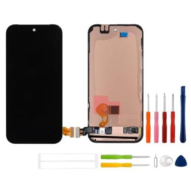 Imagem de SWARK Tela LCD OLED compatível com Google Pixel 9 Pro [6,3 polegadas] GR83Y, GEC77, GWVK6 Touch Screen digitalizador de substituição com kit de ferramentas de reparo atualizado - preto