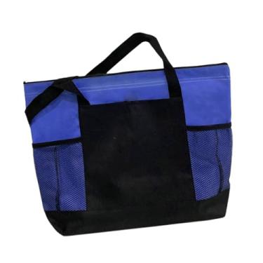 Imagem de oshhni Bolsa de ginástica para viagem, bolsa duffle para produtos de higiene pessoal, multifuncional, portátil, grande, bolsa de viagem para fitness, Azul