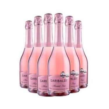 Imagem de Espumante Moscatel Rosé Garibaldi - Kit 6 x 750ml