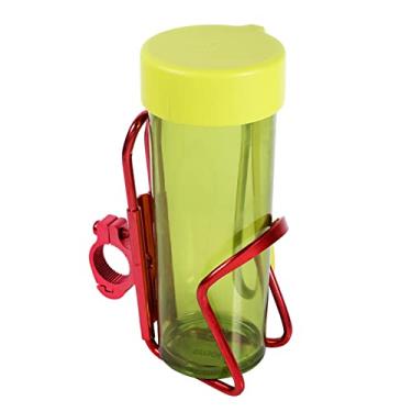 Imagem de Suporte para Copo de Bebida para Motocicleta, Suporte para Bebidas de água, Guiador, Adaptador de Garrafa para a Maioria Dos Pacotes de 500ml ou Garrafas Pet (Vermelho)
