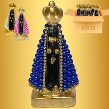 Imagem de Imagem Nossa Senhora Aparecida Kit 12 Atacado Lembrancinha - Europio, 