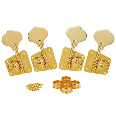 Imagem de KAISH Gold 2+2 Vintage 70's Cloverleaf Bass Tuners Bass Tuning Machines Teclas de afinação de baixo para Jazz J Bass ou Precision P Bass