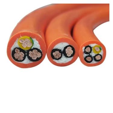 Imagem de Equipamentos de comunicação Servo Motor Shielded 5 Meters 2 Cores 4-core Drive Power Supply Cable Encoder Cable 15 13 11 9 AWG High-flex Drag Chain Cable Fios e cabos(2 cores 9 AWG)