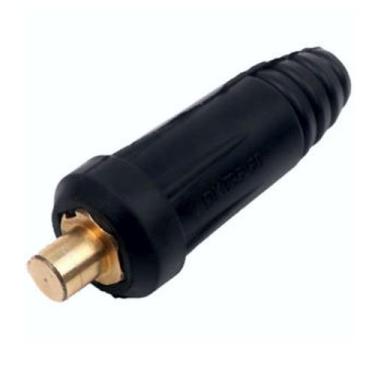 Imagem de Conector Engate Rápido para Inversora de Solda 13mm Macho Para Cabo - 