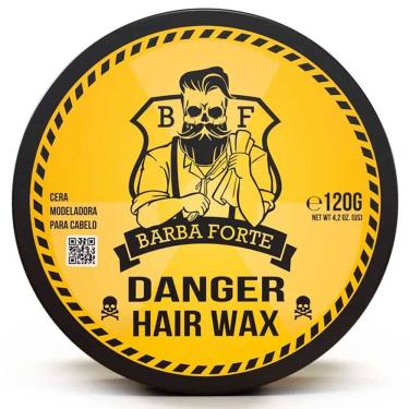 Imagem de Pasta Danger Cera Hair Wax Efeito Brilho 120g Barba Forte