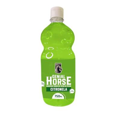 Imagem de Shampoo para Cavalos, Limpeza Profunda para todos os pelos cintronela repele moscas e mosquitos