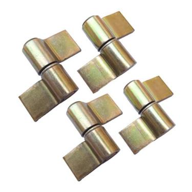 Imagem de Kit 4 Dobradiça Pino Gonzo Com Aba De Soldar Portão 3/4 X 1 - Vonder