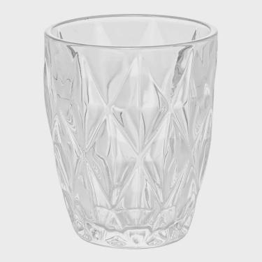 Imagem de Copo de Vidro Diamond Transparente 270ml - Lyor