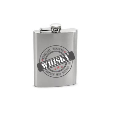 Imagem de Cantil em Inox 236ml Porta Bebida Whisky