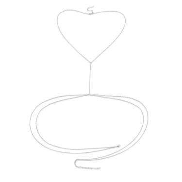 Imagem de Correntes de corpo sexy douradas para mulheres, corrente de barriga, corrente de cintura dourada, corrente para o corpo, cruzada, biquíni, sutiã de biquíni, corrente corporal, verão, praia, mulheres