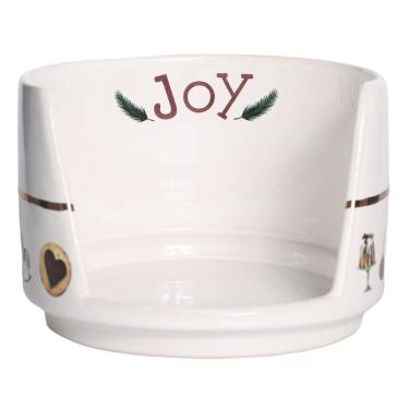 Imagem de Porta Panetone Redondo Cilindro Branco Joy 12x17cm Silveira