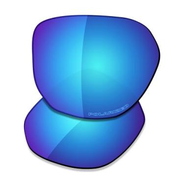 Imagem de SAUCER Lentes de reposição premium para óculos de sol Oakley Latch Beta OO9436 High Defense - Azul Glaciar Polarizado