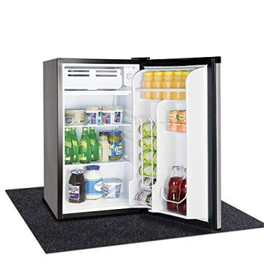 Imagem de Tapete para refrigeradores embaixo da bebida, antiderrapante, absorve água, protege o chão da água e derramamentos, antiderrapante e à prova d'água (tapete para geladeiras: 91,44 cm x 152,44 cm)