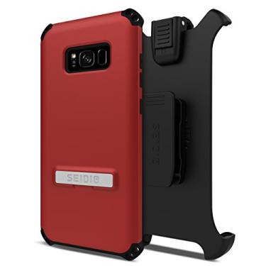 Imagem de Seidio Combo DILEX para Samsung Galaxy S8+ - Vermelho-escuro/Preto
