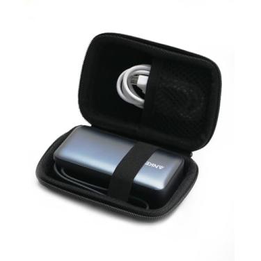 Imagem de inDomit Capa protetora rígida de viagem de substituição compatível com carregador portátil Anker Nano 10.000mAh A1259 com cabo USB-C integrado
